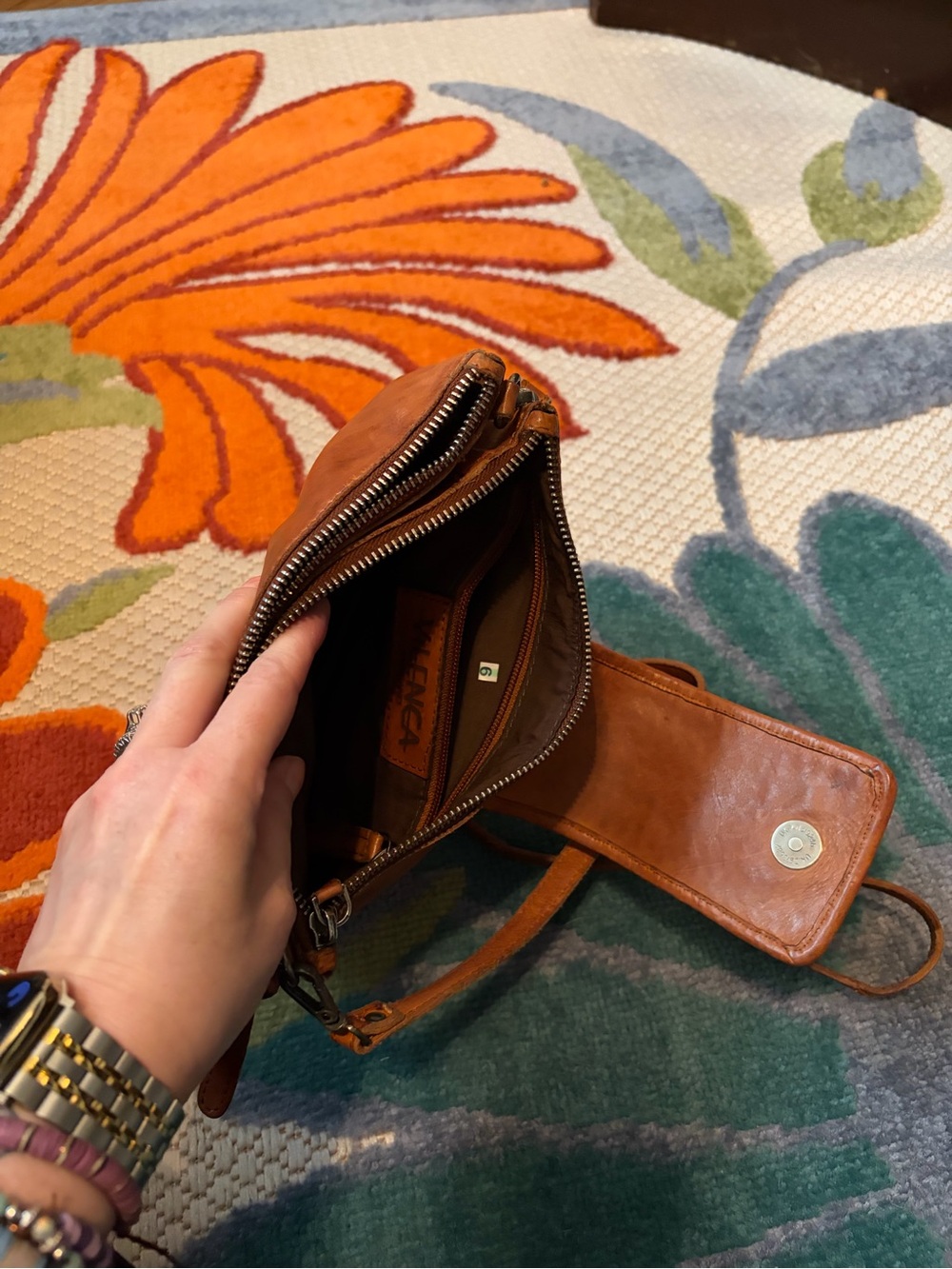 Vilenca Holland Genuine Leather Laptop Bag and Matching Crossbody Purse - Picture 10 of 11
